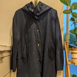 Navy Blue Lightweight Utility Jacket
